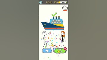 Draw Brain: Girl Story Level 136 Android iOS Gameplay Walkthrough By FUNNII