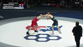 86 kg Final X - 1st Place Match | Parker Keckeisen vs Aeoden Sinclair