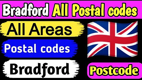 Bradford uk postal code list of all areas #Bradford