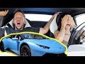 LETTING MY GIRLFRIEND DRIVE MY LAMBORGHINI!!