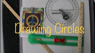 Video #8a Barn Quilts: How to Draw Circles #tips #tools
