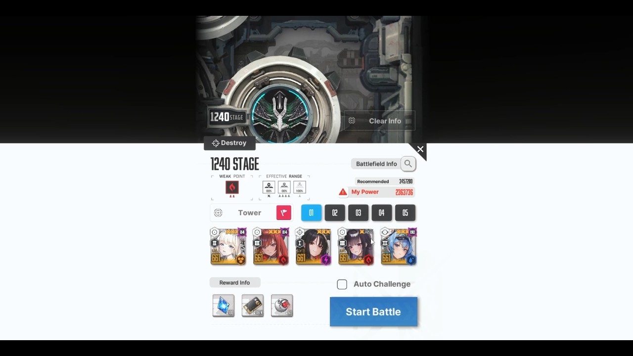 Tribe Tower 1240F ZIZ CLEAR -1.09M CP F2P! | GODDESS OF VICTORY: NIKKE