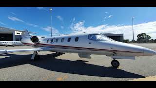 Learjet 35 Cockpit Pre-flight inspection Demo