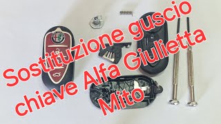 Alfa romeo Giulietta e Mito sostituzione guscio chiave Mito Tutorial