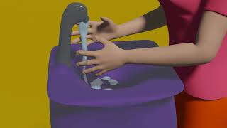 Wash your hands animation