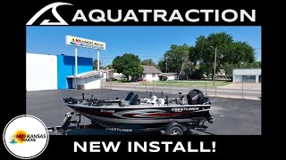 AquaTraction Marine Flooring Install on @KansasAnglingExperience's Crestliner!