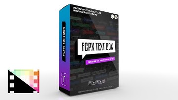 FCPX Text Box - Professional set of stylized text boxes for Final Cut Pro - Pixel Film Studios