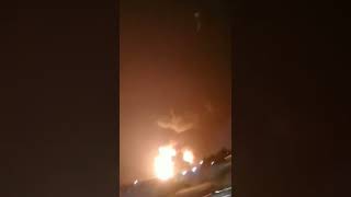 حرائق ضخمة في السعودية يستهدف شركة أرامكو