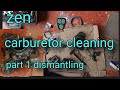 maruti zen carburetor cleaning  part 1