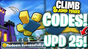🌟All NEW FALL SEASON 5 UPDATE 25 CODES FOR CLIMB AND JUMP TOWER! ROBLOX CLIMB AND JUMP TOWER CODES