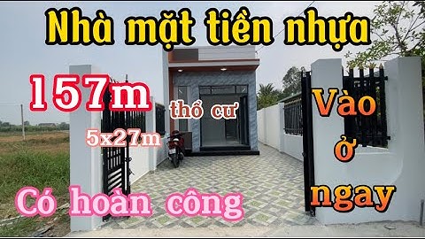 Đất Cần Giuộc Giá Rẻ| Nhà cấp 4 mặt tiền đường nhựa mới 100% có hoàn công.