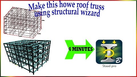 STAAD PRO Modeling of Bay frame