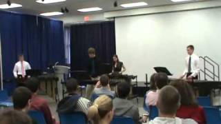 EHS Band Freshman Percussion Quartet - March 2011