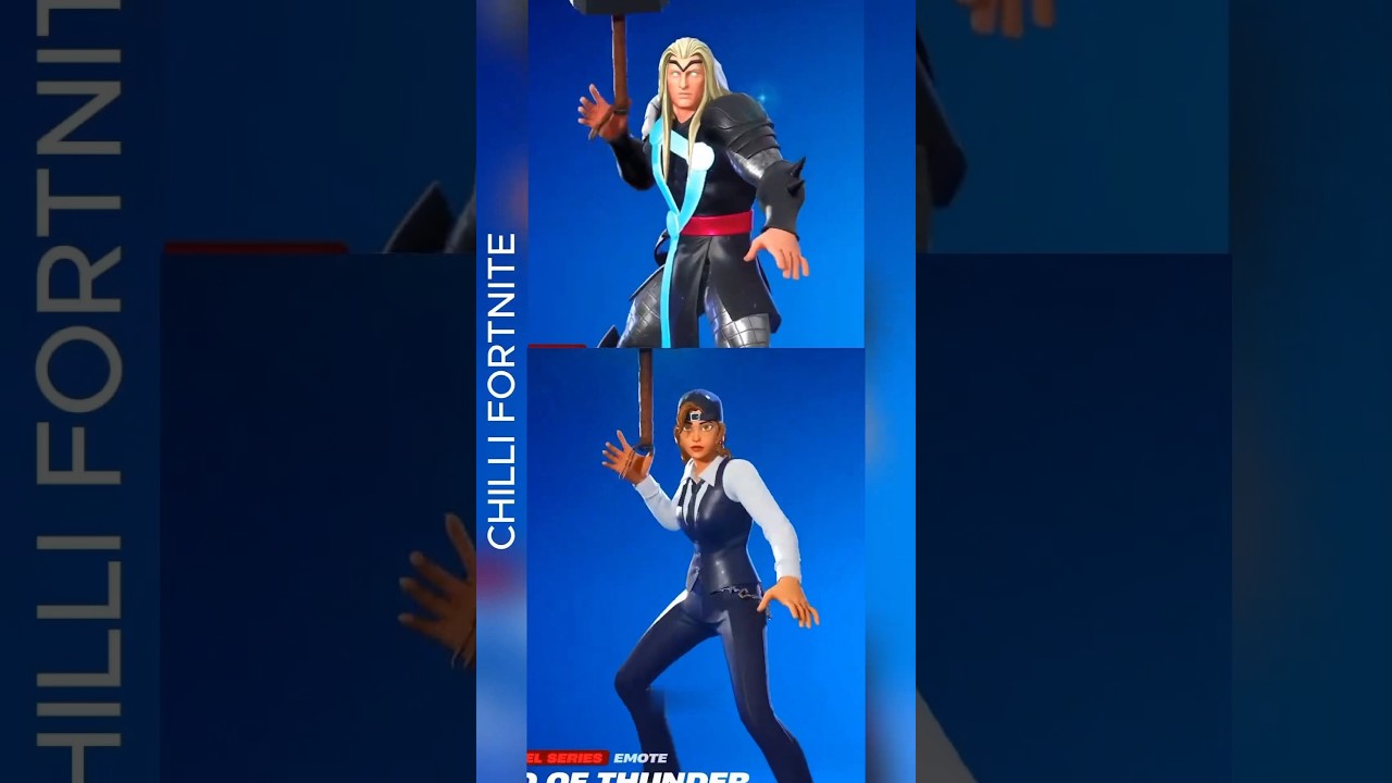 CLIX SPARX Fortnite Doing Emotes (Gale Force, Mane Event & God of Thunder) Part 5