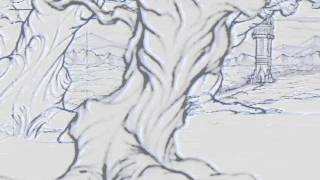 Andy Miller Saruman's Tower Panning Background Animation SVA 2003