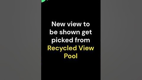 How RecyclerView Works Internally in Android? 🤔📱 #AndroidDevelopment