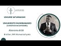 Umukristo ni mibabaro (Christian in suffering) Abaroma 8:18 || 7th.04.2024