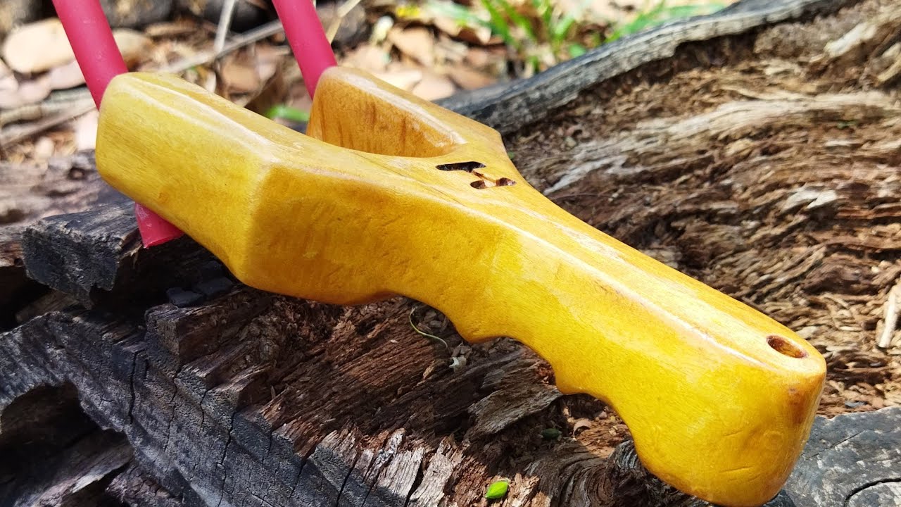 IDÉIA DE COMO MONTAR SEU ESTILINGUE PRA PESCA JEITO FACIL