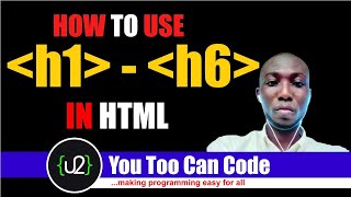 How to use heading tags in html - h1, h2, h3, h4, h5 and h6