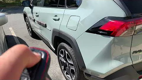 Verify your 2019 Rav4 Probably has Remote Start