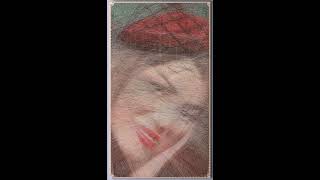 Celebrity #Shorts The time-lapse of a cutie beauty string-art portret Profile