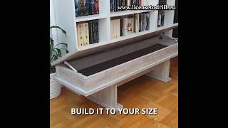 DIY Storage Bench Plans | Build It to Your Size