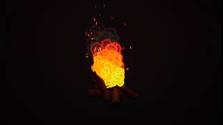 VFX Cartoon Fire V2.2 | UE4