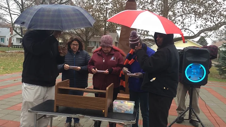 Jonna Cooley, Penny Powell and Rex Schadow read th...
