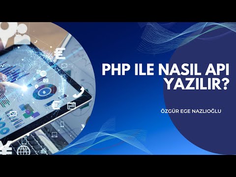 Video: PHP'de post API nasıl oluşturulur?