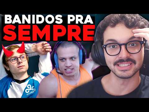 A LISTA DE BANIDOS DA RIOT GAMES - MYLON REACT