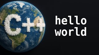 Hello World program in C++