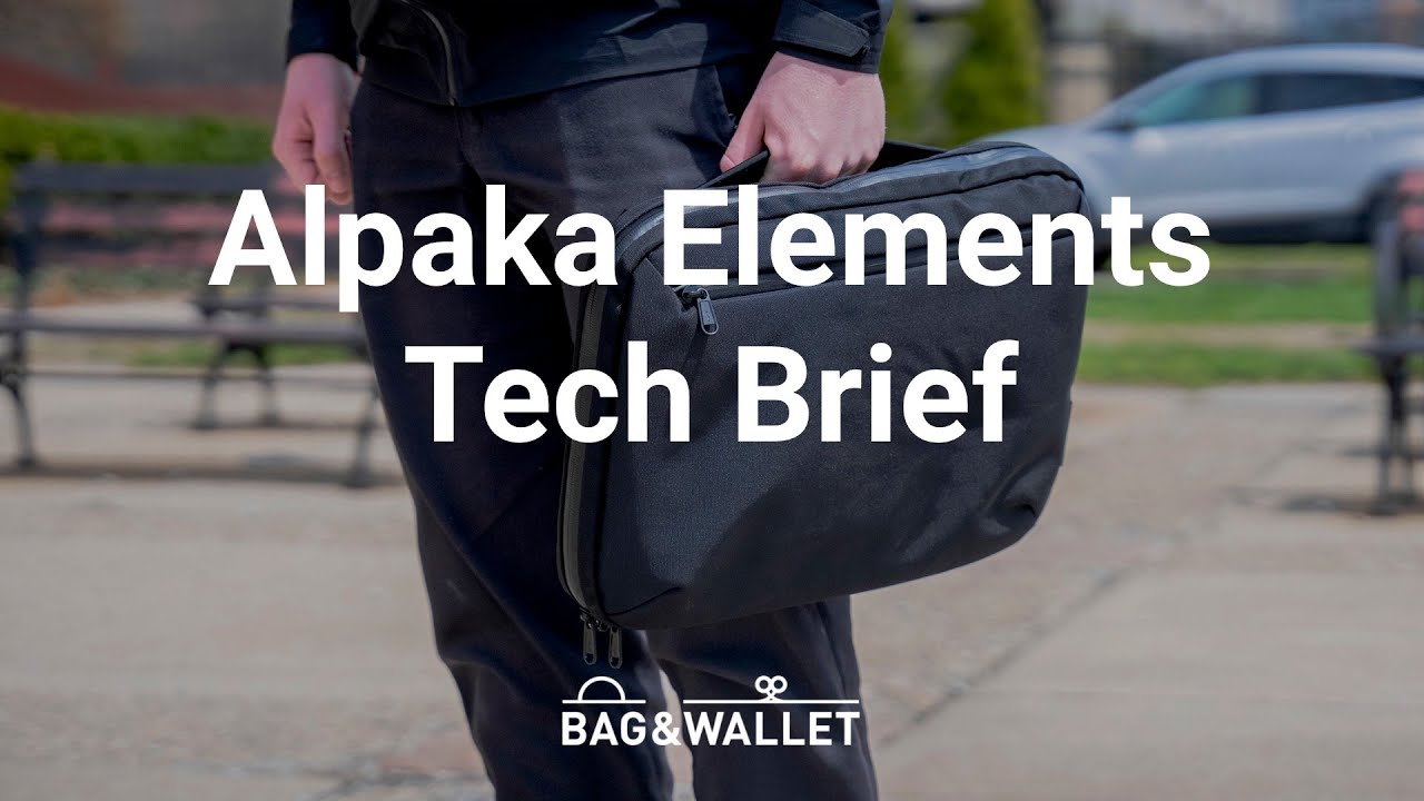 Обзор сумок Alpaka Elements Tech Brief, Utility Pouch и кошелька Zip Pouch