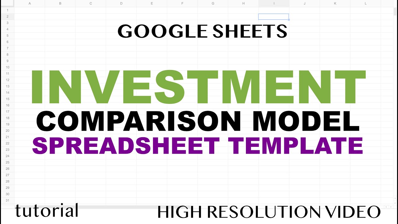 Google Sheets Stock Market Steady Vs Lucky Vs Unlucky Investor 