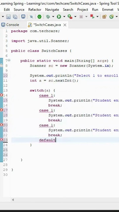 Switch Case in Java | Java Development | Shashank Dubey - YouTube