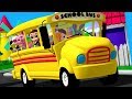 Wheels on the bus  nursery rhymes  songs for children