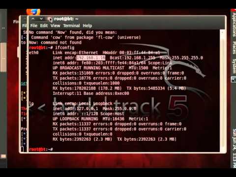 Grabbing a password with Backtrack 5 SET