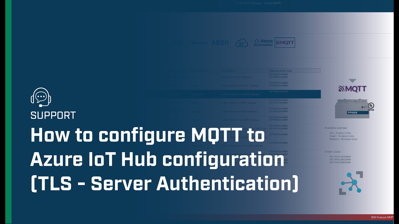 How to configure MQTT to Azure IoT Hub configuration (TLS - Server ...