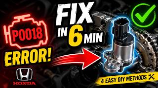 Fix HONDA P0018 FAST (4 DIY Fixes That Actually Work!)