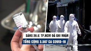 Sáng 28.6: TP.HCM thêm 62 ca Covid-19, ghi nhận tổng cộng 3.597 bệnh nhân