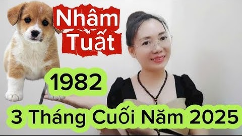 #tuoi  Nhâm Tuất SN 1982 Nam Nữ 3 Tháng Cuối Năm 2025 Cần Lưu Ý Điều Này Nên Xem Để Biết 🙏🙏🙏