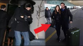 Why did Halil İbrahim Ceyhan and Sıla Türkoğlu meet at the airport?