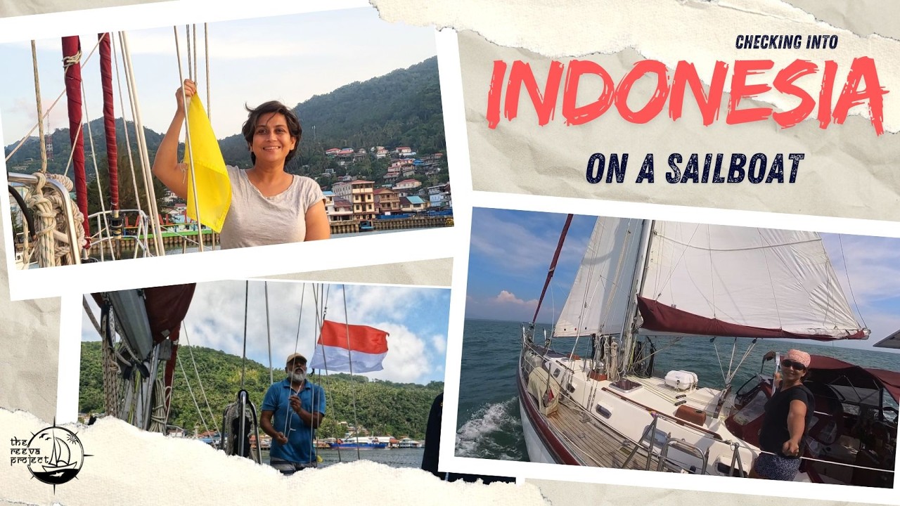 ⁣Hindi Vlog: Arrive in Indonesia by Sailboat | S04E11