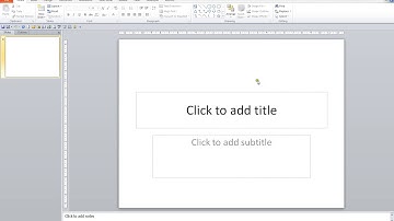 File Formats in Microsoft PowerPoint 2010 (Video 4 of 15)