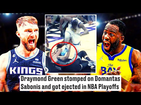 Draymond Green EJECTED After STOMPING On Domantas Sabonis | Warriors LOSE To Kings In Game 2