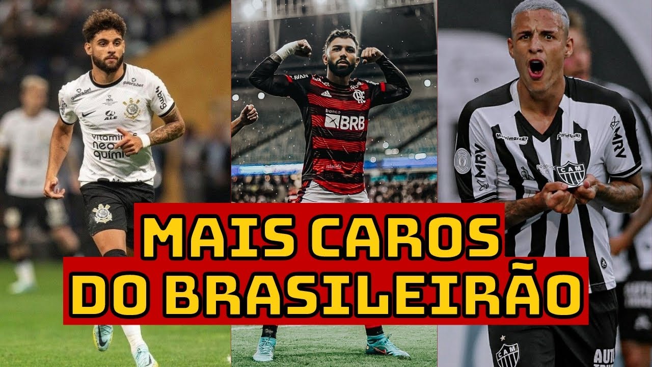 OS 10 JOGADORES MAIS CAROS DO BRASILEIRÃO !! QUEM TEM VALOR DE TRANSFERÊNCIA MAIS ALTO ?? YouTube
