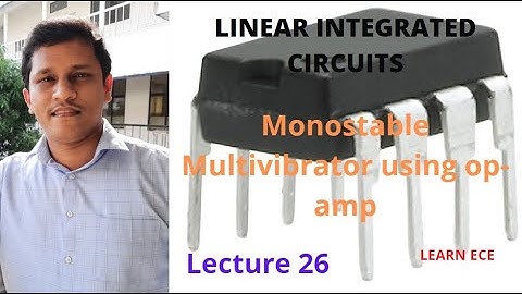 LINEAR INTEGRATED CIRCUITS KTU: Lecture  26
