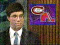 Sports plus a TQS 1989 souvenirs de hockey aux nouvelles du soir.