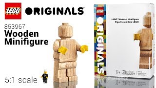 Fryse pause idiom LEGO reveals new giant Wooden Minifigure for sale! - YouTube