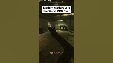 Modern warfare 2 is the worst COD ever