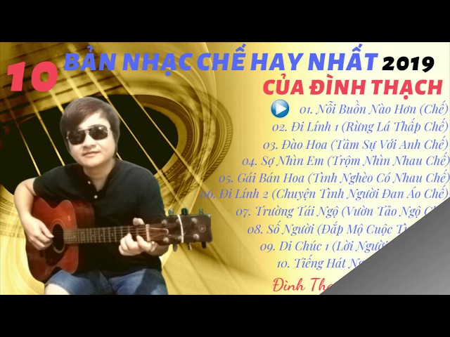 10 BẢN NHẠC CHẾ HAY NHÂT 2019 CỦA ĐÌNH THẠCH class=